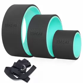709175403585 GRACIAS Yoga Wheel Set Sports Pain Stretch