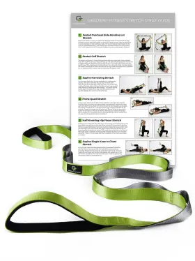 43235-46253 GRADIENT FITNESS Stretching Strap Physical Loop