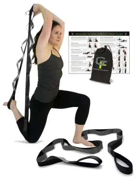 606719958481 GRADIENT FITNESS Stretching Strap Physical Loop