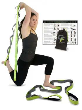 B01A4CG3PE GRADIENT FITNESS Stretching Strap Physical Therapy