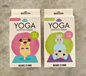 308390 GREENBRIER INTERNATIONAL Yoga Activity Cards Advanced