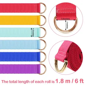 600248661683 GROSUN Yoga Strap Stretching Feet Belt #2