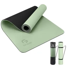 630792671968 GRUPER Yoga Mat Slip Eco Fitness Exercise Yo