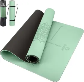 768913043964 GRUPER Yoga Mat Slip Tpe Alignment
