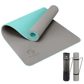 850080848388 GRUPER Yoga Mat Slip Eco Fitness Carbon