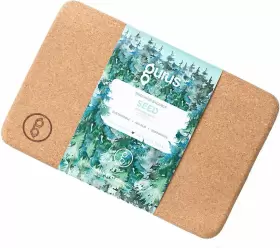 855222005216 GURUS Seed Cork Yoga Block Natural