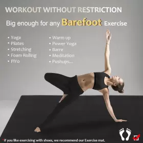 689742645665 GXMMAT Yoga Mat Slip Workout Gym Floori #2