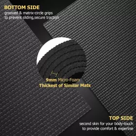 689742645665 GXMMAT Yoga Mat Slip Workout Gym Floori #3