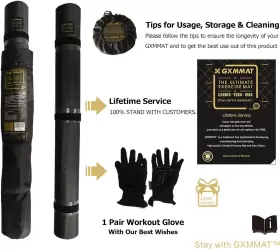 696577217370 GXMMAT Yoga Mat Pilates Stretching Gym #2