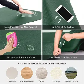 716963829113 GXMMAT Yoga Mat Pilates Stretching Gym Workout #3