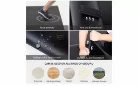 722777493143 GXMMAT Exercise Mat Feet #2