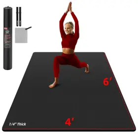 810154451449 GYMCOPE Yoga Mat Exercise Gym Workout Slip