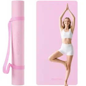 YM63 GYMCOPE Yoga Mat Slip Tpe Exercise Women Men