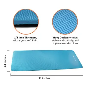 689483088042 GYMENIST Exercise Yoga Floor Mat Nbr Great #2