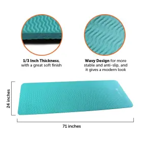 689483088059 GYMENIST Exercise Yoga Floor Mat Nbr Great #2
