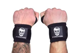 855828008314 GYMREAPERS Wrist Wraps Weightlifting Stiff Thumb