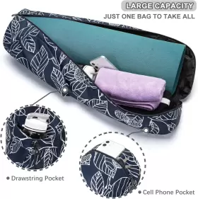 691162513004 HAGUSU Yoga Mat Bag Waterproof Carriers Women #2