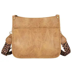 798044012690 HAIBOLAN Womens Leopard Guitar Strap Crossbody