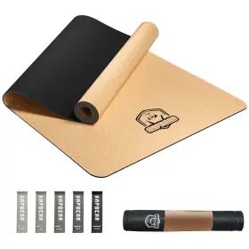 HB-YM06 HAPBEAR Cork Yoga Mat Slip Workout Pilates
