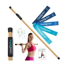 197644174799 HAPPYSTRETCH Yoga Stick Stretching Flexibility