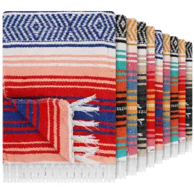 HAULL-VBOUD13 HAULL Mexican Blankets Yoga Throw Mexic