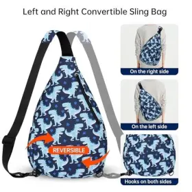 HW-22-ZCF011-H04 HAWEE Convertible Sling Backpack Crossbody #2