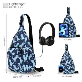 HW-22-ZCF011-H04 HAWEE Convertible Sling Backpack Crossbody #3