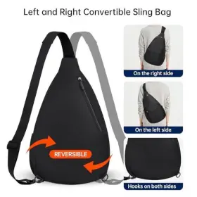HW-22-ZCF011-H09 HAWEE Convertible Sling Backpack Crossbody #2