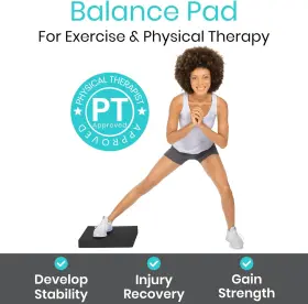RHB1050SBLK BALANCE Pad Foam Yoga Mat Trainer Physical Workou #2