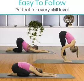 RHB2035 YOGA Poster Poses Beginners Experts Mat Exercise Gym #3 RHB2035 YOGA Poster Poses Beginners Experts Mat Exercise Gym #3