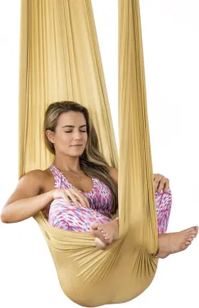 711181148350 HEALTHYMODELLIFE Silk Aerial Yoga Swing Hammock 711181148350 HEALTHYMODELLIFE Silk Aerial Yoga Swing Hammock