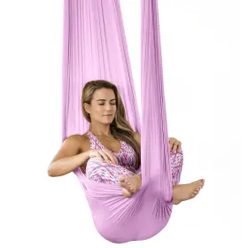 860008346261 HEALTHYMODELLIFE Pinc Silk Aerial Yoga Swing Kit
