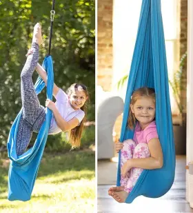 810019087073 HEARTHSONG Sensory Yoga Swing Therapy Hammack 810019087073 HEARTHSONG Sensory Yoga Swing Therapy Hammack
