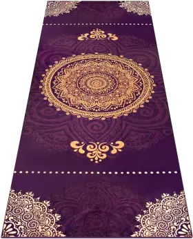 602668867638 HEATHYOGA Slip Yoga Towel Microfiber Mat Unity