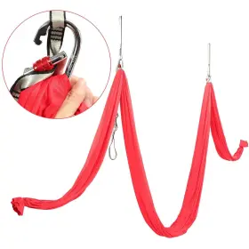 313106373344 HECASA Aerial Yoga Swing Hammock Parachute Kit
