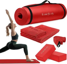 Yoga-kit HEMINGWEIGH Matset Workouts Blocks Strap Towel