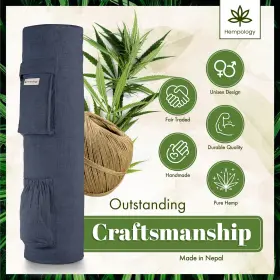 860011613084 HEMPOLOGY Yoga Mat Bag Carrier Strap Standard #3