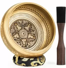 HHI-H83-US-1 HIHEALER Tibetan Singing Bowl Buddha