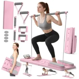 760762255956 HOLYMUSS Multifunctional Pilates Board Reformer
