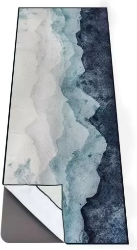 445014283279 HOME D COR Yoga Mat Towel Corner Pockets Slip
