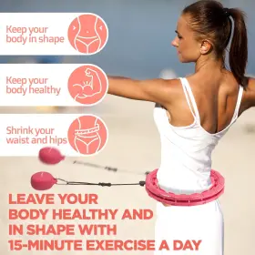 792264297370 HONEYTR Infinity Hula Circle Abs Hips Smart Hoop #2