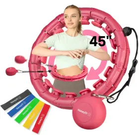 792264297370 HONEYTR Infinity Hula Circle Abs Hips Smart Hoop