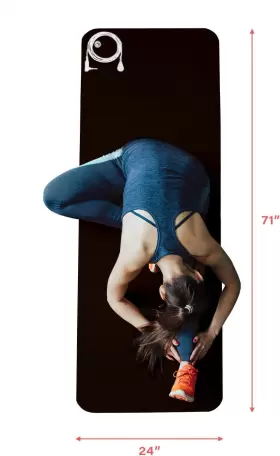 692620806119 HOOGA Grounding Yoga Mat Grounded Exercise Pad #2