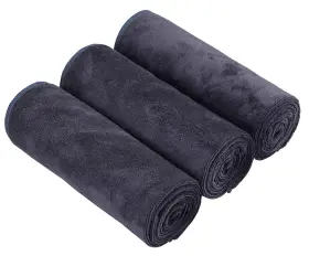 HSYOGATOWELGREYX3 HOPESHINE Hopeshin Gyms Yoga Towels