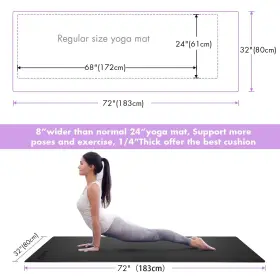 751315582117 HOTIOGA Yoga Mat Strap Exercise Double #2