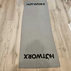 811679011996 HOTWORX Slip Yoga Towel Gripper Bottom Mat Anti