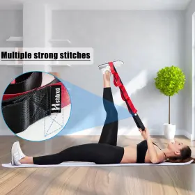 717024280140 HSHBXD Stretching Strap Loops Leg Stretch Bands #3
