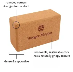 Bl-cork HUGGER MUGGER Yoga Block Naturally Renewable #2