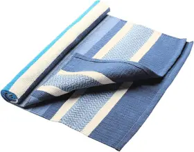 803410 HUGGER MUGGER Yoga Rug Absorbent Grippy Caribbean