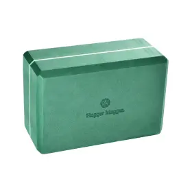 BL-FOAM-4-EVERGREEN HUGGER MUGGER Yoga Block Stable Beveled